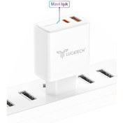 Resim Lucatech 45W PD + USB Super Fast Başlık — Galaxy S23 / S22 / S21 (Akıllı Güvenlik) 