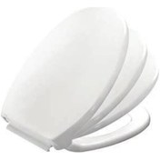 Resim Ece Banyo Riga Klozet İçin Normal Kapanır Duroplast Klozet Kapağı 