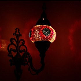 Resim Dekoratif MOZAİK LAMBA DUVAR LAMBASI EL YAPIMI OTANTİK 