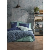 Resim Cotton Box Masculine Çift Kişilik Nevresim Takımı Cadee Mint 