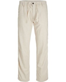 Resim Bej Jack & Jones Erkek Jogger Pantolon 12274977 Bej 