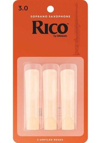Resim Rico Ria0330 Soprano Saksafon Kamışı (3'lü) No:3 