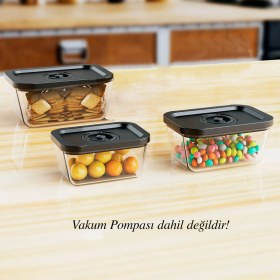 Resim 23 Parça Cam Vakumlu Saklama Kabı/ Vakumlu Poşet Seti 