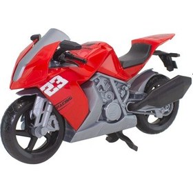 Resim Oyuncak Motosiklet Sürtmeli 30 Cm 