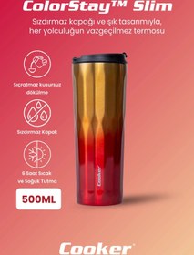 Resim COOKER 500 ML DIAMOND TERMOS BARDAK - Yeşil 