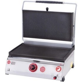 Resim Işıkgaz Silverinox Lpg Tüplü Döküm 20 Dilim Tost Makinesi 