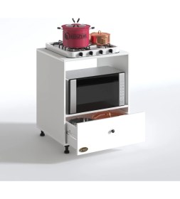 Resim Kenzlife ocak dolabı nevresel byz 85*70*60 XLARGE çekmeceli hazır mutfak klasik setüstü ocak için sabit tabla 