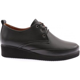 Resim Dgn 414 Kalın Taban Bağcıklı Bot 414-1602-TPT-R1534 Siyah 