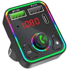 Resim Concord C618 Rgb Pd18 Qc3.1a Şarj Bluetooth 5.1v Fm Transmitter 
