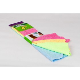 Resim Genel Markalar Mikrofiber Temizlik Bezi 4 Lü Pozitif 