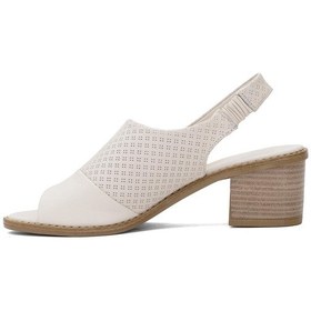 Resim Mammamia D25ys-2840 Kadın Hakiki Deri Topuklu Sandalet Kemik Kemik 