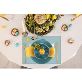 Resim Adawall Home Tom And Jerry Kumaş Amerikan Servis 4'lü Set 35x50cm Çok Renkli 