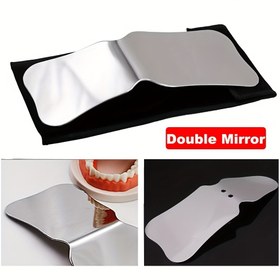 Resim HOMEFISH Paslanmaz Çelik Diş Fotoğraf Reflektörü - Tek Taraflı Ortodontik Ayna, Diş İşlemleri için, Ayarlanabilir Standlı Ergonomik Tasarım, Dayanıklı ve Kolay Temizlenebilir Yüzey, Diş Hekimliği Profesyonelleri için, Diş İşlemleri, Profesyonel Diş Aleti 
