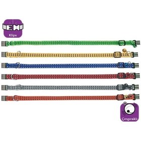 Resim Karlie Kedi Tasma Çıngıraklı 25-35CM Karışık Renkli 