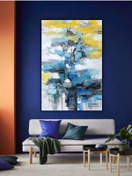 Resim Yağlı Boya Tablo %100 El Yapımı 75cmx104cm Soyut 