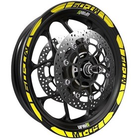 Resim Yamaha Mt-09 Jant Şeridi Sarı 