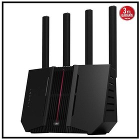 Resim Asus Rt-be92, Be9700, 4 Port, 9700mbps, Tri Band, 6ghz Wifi 7, Aimesh, Gigabit Extendable Router 