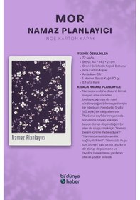 Resim 5 Yıllık Namaz Planlayıcı Defterim - Mor Çok Renkli 