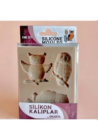 Resim Smarta Silikon Kalıp Baykuş Sk1013025 