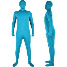 Resim Pazly Tam Vücut Fotoğrafçılık Chromakey Kıyafeti Unisex Yetişkin Mavi 