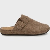 Resim Buratti Kemerli Keçe Kışlık Ev Terlik Erkek TERLİK 6711003 