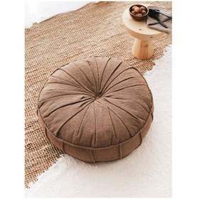 Resim Evodeko Vintage Kahve Yer Minderi 