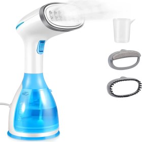 Resim Giysiler Için Buharlı Pişirici 1500W Taşınabilir Giysi Buharlı Pişirici, 280ML Tanklı Taşınabilir Seyahat Giyim Kumaş Buharlı Pişirici Ab Tak (Yurt Dışından) 