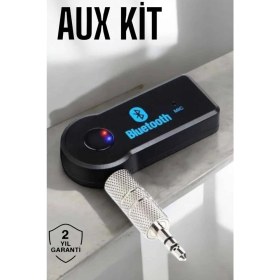 Resim Bluetooth Araç Kiti Bt 350 Aux Çıkışlı Tüm Araçlara Uyumlu 