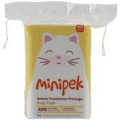 Resim İpek Minipek Bebek Temizleme Pamuğu 60 adet 