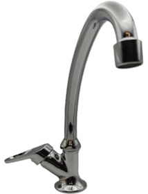 Resim Tekli Mermer Üstü Lavabo Bataryası Krom 