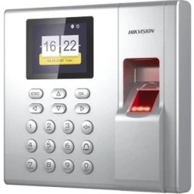 Resim Hikvision DS-K1T8003MF LCD Ekranlı Standalone Parmak İzi ve Kart Okuyuculu Pdks Terminali 