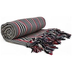 Resim Peştemal Üç Renk Kırmızı - Lacivert 