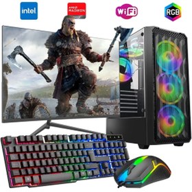 Resim ROGAME i5 13400F 16GB DDR4 1TB m2 8GB RX580 27" 165Hz Monitörlü Oyun Bilgisayarı 