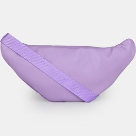 Resim İcone Bag Paraşüt Kumaşlı Çiçek Kapitoneli, Suni Detaylı Kız Çocuk Bel Çantası, Mor Kız Çocuk Bel Çantası 