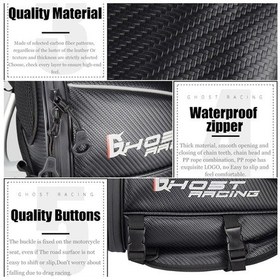 Resim Jokmae Gr-cwb04 Lokomotif Tipi Motosiklet Binici Sırt Çantası 001 Siyah 