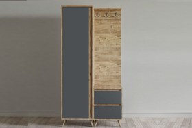 Resim ESMOB GİZ PORTMANTO, ANTLANTİK ÇAM ANTRASİT 