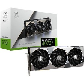 Resim MSI NVIDIA GeForce RTX 4070 Ti SUPRIM X 12G 12GB GDDR6X 192 Bit Ekran Kartı 