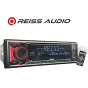 Resim Reiss Rs-mx81dsp 3amfi Çıkışlı Profesyonel Dsp İşlemcili Oto Teyp Rgb Işıklı Bluetooth-usb Tesisat Teyibi 