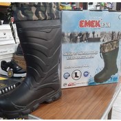 Resim Emek Erkek Haki İçi Çoraplı Ultra Hafif Yağmur Çizmesi 