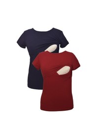 Resim Luvmabelly Myra2502_2504 Emzirme Tshirt Seti 