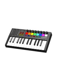 Resim Midex MD-255 Yeni Nesil Midi Klavye 25 Tuşlu 8 Hassasiyetli Launch Pad 8 Ton Potansı 
