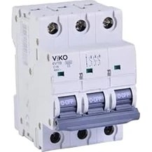 Resim NY Home 6VTB-3C16 Otomatik Sigorta 6ka C Tipi 3 Kutup 16A 