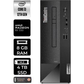 Resim Lenovo Thinkcentre Neo 50S Intel Core I3 12100 8gb 4tb SSD RX550/4GB Fdos 11SX002VTX Masaüstü Bilgisayar & Per4 USB Bellek 11SX002VTXP305 