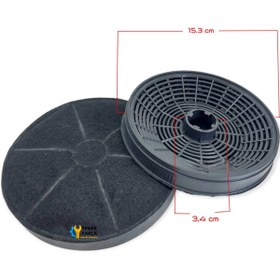 Resim Ozba Ticaret Daphne Corner CRN11-85J 4HPB Aspiratör Karbon Filtresi 