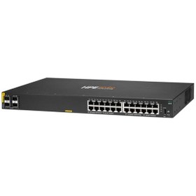 Resim Hpe R8n87a 6000 24 Port Gıgabıt+4x1gb Sfp Yönetilebilir 370w Poe Rackmount Swıtch 
