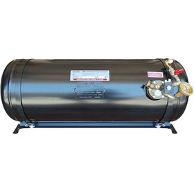 Resim Karavan Lpg Tankı Yatay 60 Litre Kollektörlü Siyah 