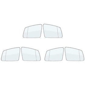 Resim Mercedes-benz C, E, S, Gla Sınıfı W204 W212 İçin 6x Sağ+sol Dikiz Aynası Cam Merceği - Kaiyi 