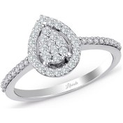 Resim 0.52 Ct Damla Pırlanta Yüzük 