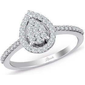Resim 0.52 Ct Damla Pırlanta Yüzük 