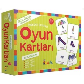 Resim İngilizce Destekli Oyun Kartları - Zıt Kavramlar 